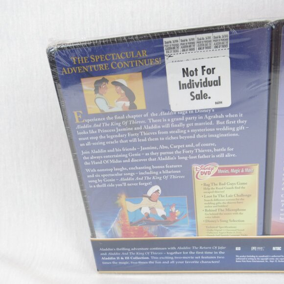 Disney Aladdin The Return of Jafar & The King of Thieves (2 & 3 Collection) - Picture 11 of 15